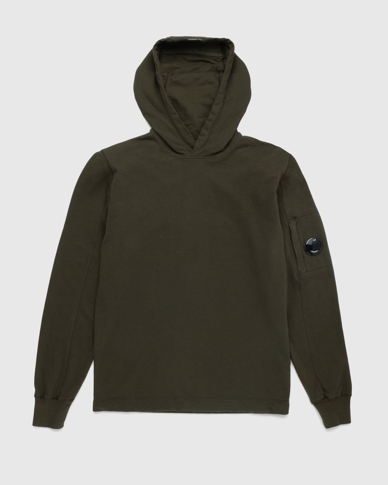 C.P. Company – Light Fleece Hoodie Green